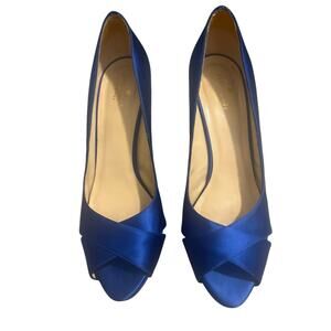 Kate Spade Billie Royal Blue Peep Toe heels Size 10
